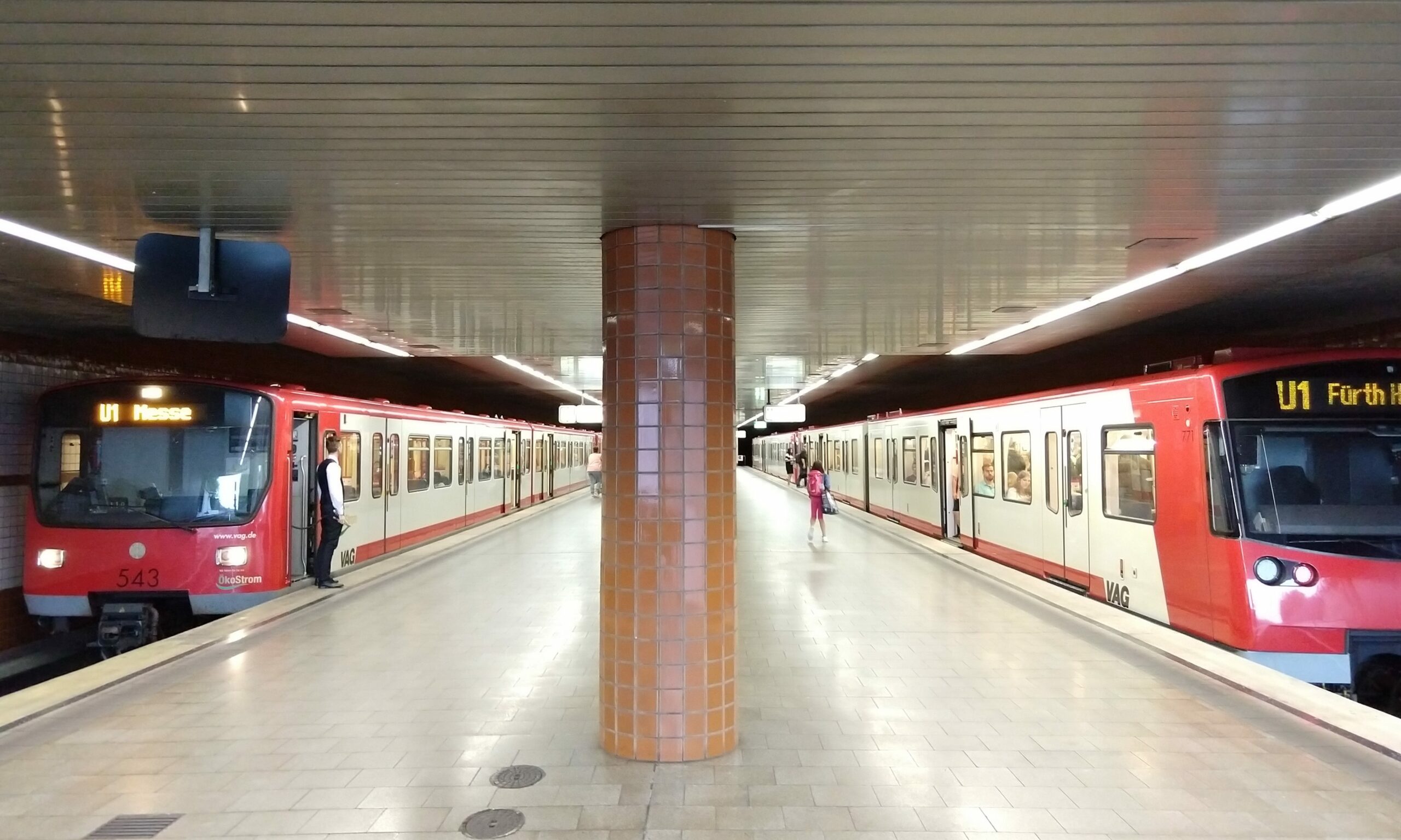 U-Bahnhof Hasenbuck, Symbolbild aus dem Jahr 2017