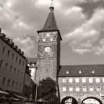 Unbearbeitetes Demobild der Chuzhao-Retro-Digitalkamera, aufgenommen in Nürnberg
